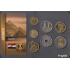 Prophila Collection Egypt Uncirculated Course Coins Stgl./Uncirculated from 1984 1 Piastres to 1 Pound (Coins for Collectors - No Means of Payment)