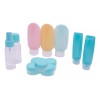 AJC Toys Set De 12 Botellas De Silicona Portátil Contenedor