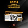 ELEAD Super-Thin Open End Wrench Set | 10-Piece Metric 5.5-27mm
