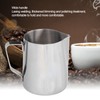 304 Stainless Steel Frothing Cup with Inner Scale Pointed Mouth
