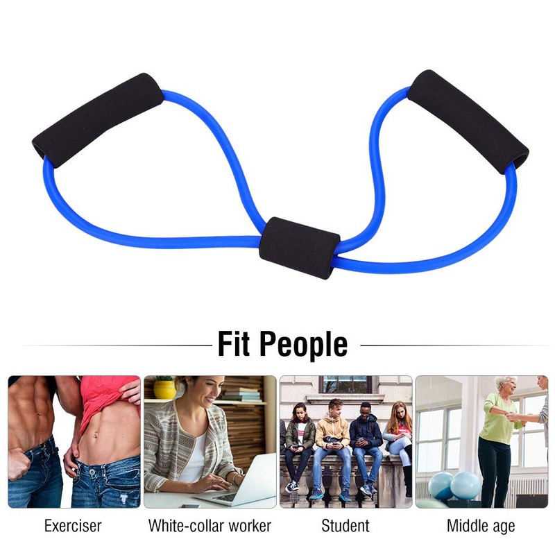 Expander Resistance Band, 8-Shape Expander Resistance Training Bands Training Rope