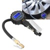 Digital Tire Inflator with Pressure Gauge LCD Display Light Auto