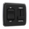Leisure LED Contemporary On-Off Toggle with Large High Side Dimmer