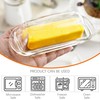 QFkris Glass Butter Dish with Lid for Countertop Bundle
