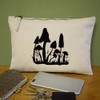 'Toadstools' Canvas Clutch Bag/Accessory Case (CL00037997)