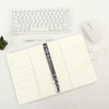 SKYDUE A5 Binder, A5 Ring Binder Faux Leather, Ring Binder