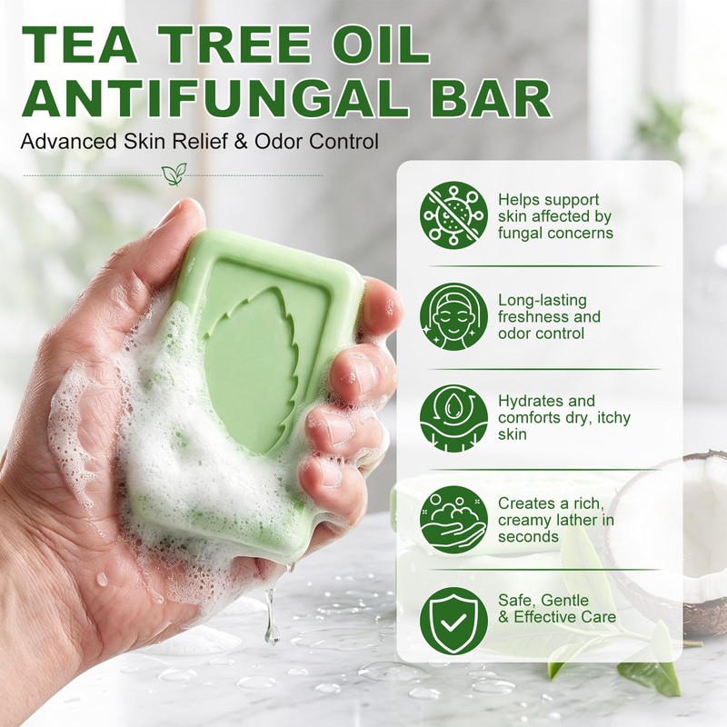 Tea Tree Soap, Tea Tree Oil Body Wash Soap Bar