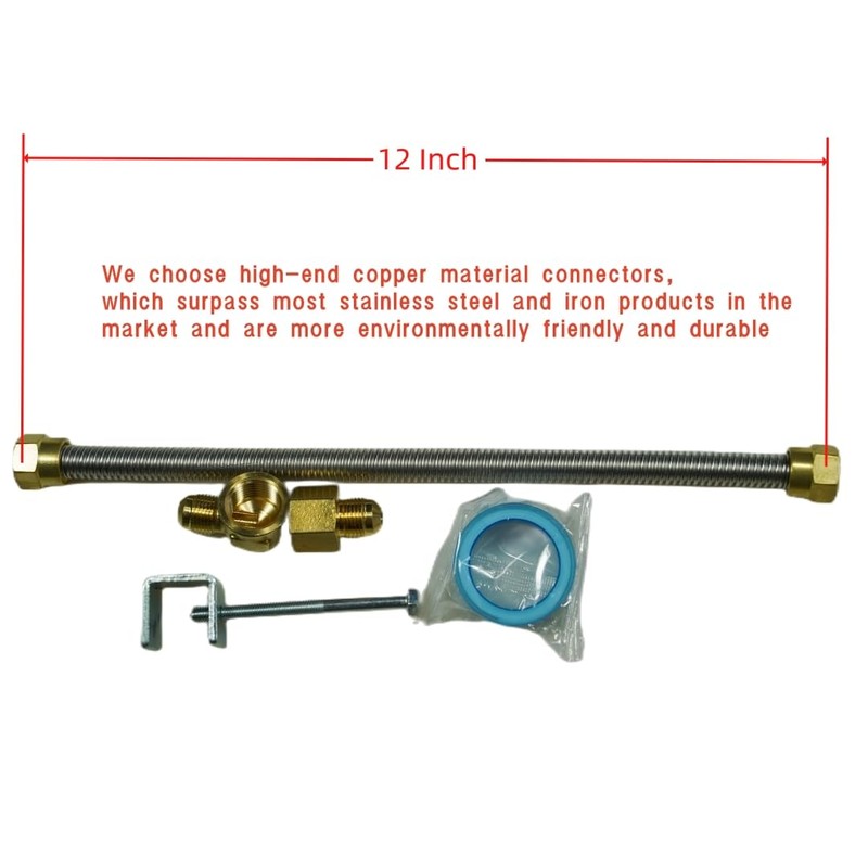 Americangaslos 15"-28" Burner Pan for Gas Fireplace Gas Fireplace Burner