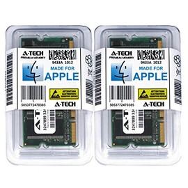 A-Tech for Apple 2GB Kit 2X 1GB PC2700 333MHz PowerBook G4 Mid 2005 M9689LL/A A1107 Memory RAM