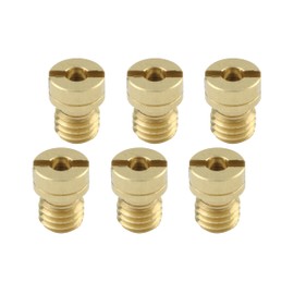 POSH 712313-10 Motorcycle Goods Main Jet Set of 6 Oversize Main Jet Keyhin Round Size (6X8)
