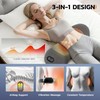 Dyhodu 3-in-1 Electric Back Massager Pillow, Rechargeable Lumbar Support Cushion