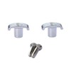 KAISH Set of 2 Stainless Steel Guitar String Guides Steel