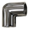 Railing Fitting 90° Bend for Round Tube Diameter 25 mm Stainless Steel V4A 1 Piece A4 AISI 316 Boat Railing AISI316 Bimini