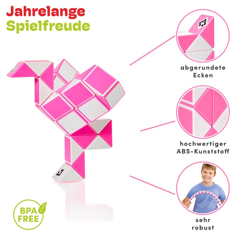 CUBIDI Magic Snake with 36 Blocks