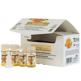 Tahe Miracle Gold Intensive Anti-Frizz Hair Cocktail with Hyaluronic Acid, 6 x 10 ml