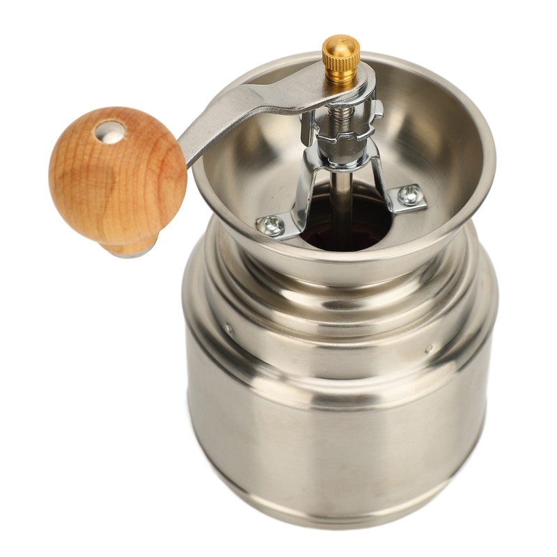 Manual Coffee Grinder Stainless Steel Solid Wood Hand Coffee Bean