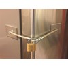 Stainless Steel Refrigerator Door Lock with Padlock