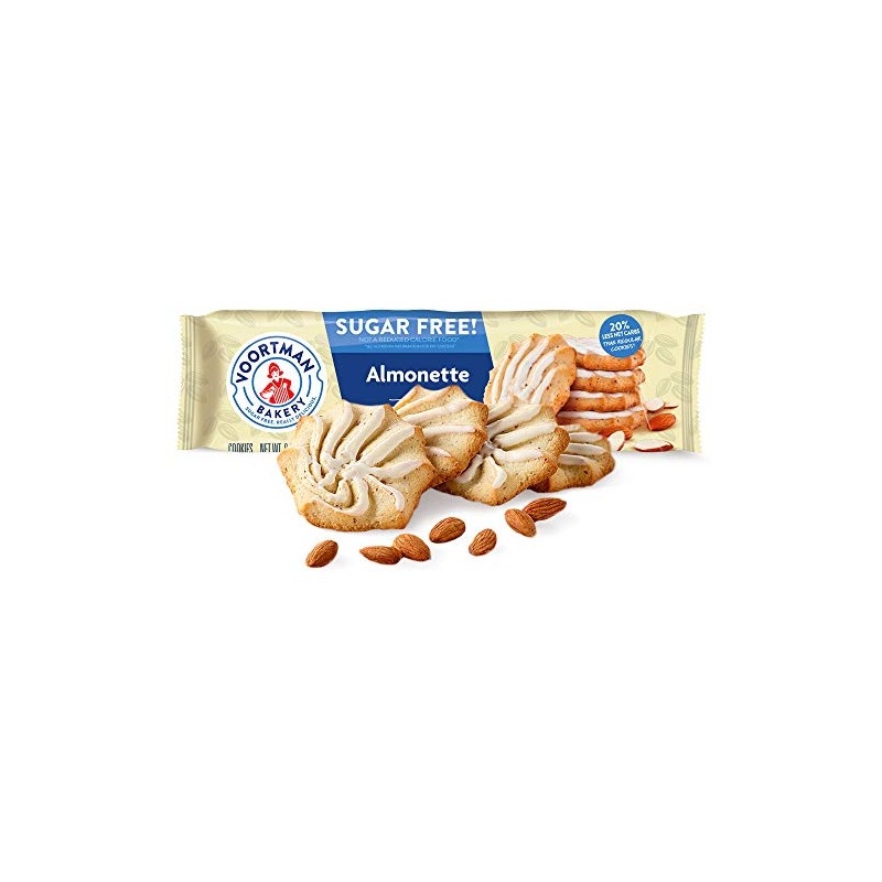 Voortman Cookies Sugar Free Iced Almonette
