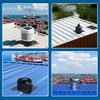 Inracity 8 Inch Roof Vent Adapter for Shipping Container, for