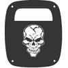 JeepTails Skull Tail lamp Light Covers Compatible with Jeep CJ