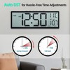 Mee 2ou Digital Wall Clock Battery Operated, 15" Digital Clock