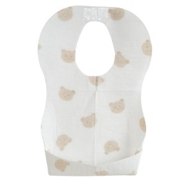 Libaby Disposable Baby Meal Aprons, 100 Sheets, 50 Sheets, 20 Sheets, Waterproof, 3 Layers, Individual Packaging, Large Capacity, Non-woven Paper, Disposable Aprons, Paper Aprons, Kids, Aprons, Koguma