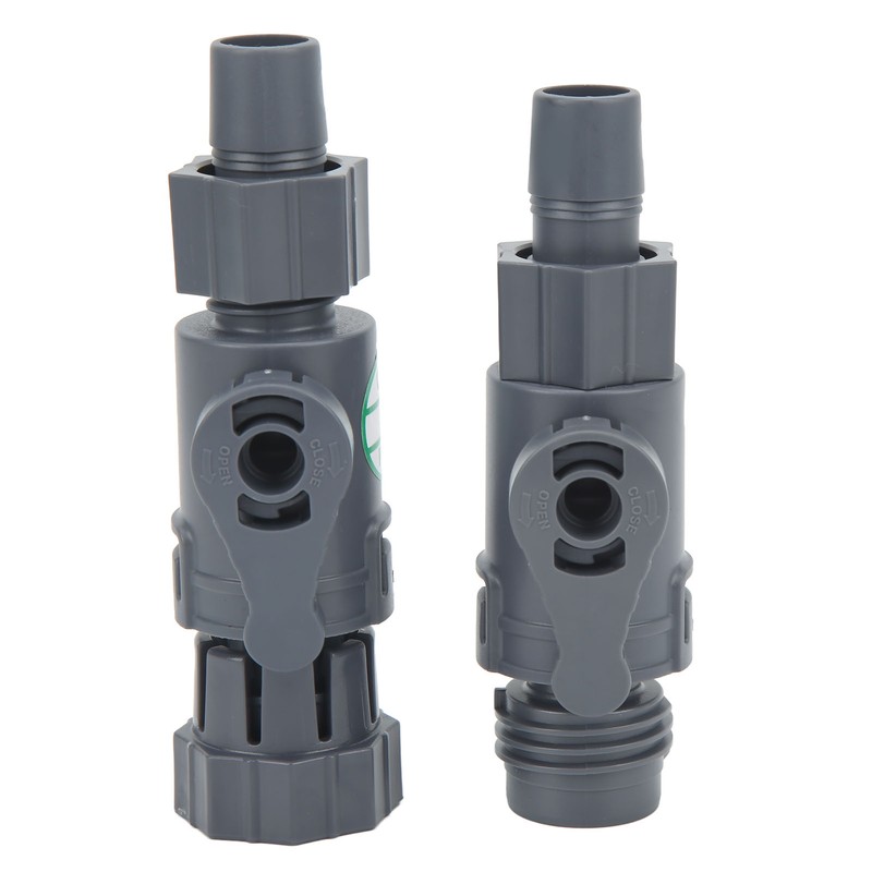 Aquarium Water Control Connector Double Valve Leakage Proof Quick Release