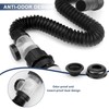 Flexible Drain Hose, CHSEROK Black Drain Fitting for Sink Drain