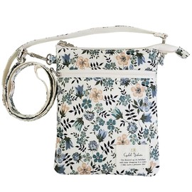 Cyalel Yahata Cotton Touch Liberty Print Mini Shoulder Pouch, Smartphone Pochette, Crossbody Women's Shoulder Bag, Lightweight, Slim, Stylish, Cute, Floral Print, Travel, Lightweight, Mother's Day,
