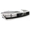 Garage-Pro Grille Compatible with 1996-1997 Honda Accord Chrome Shell/Textured Black