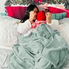 Bedsure Fleece Throw Blanket for Bed - Soft Cosy Fluffy