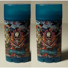 Ed Hardy HEARTS & DAGGERS Alcohol-Free DEODORANT STICK for MEN 2.75 OZ *2 PC LOT