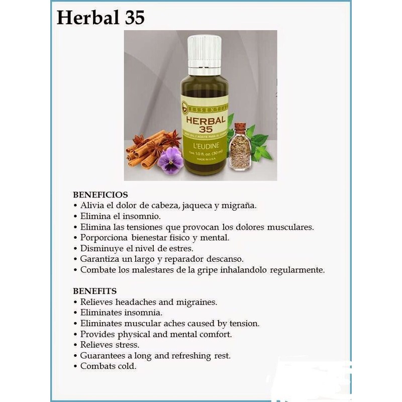 Leudine Herbal 35 Para La Migraña