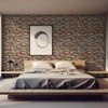 Yutianli 10PSC 3D Wall Panels Peel and Stick Faux Brick
