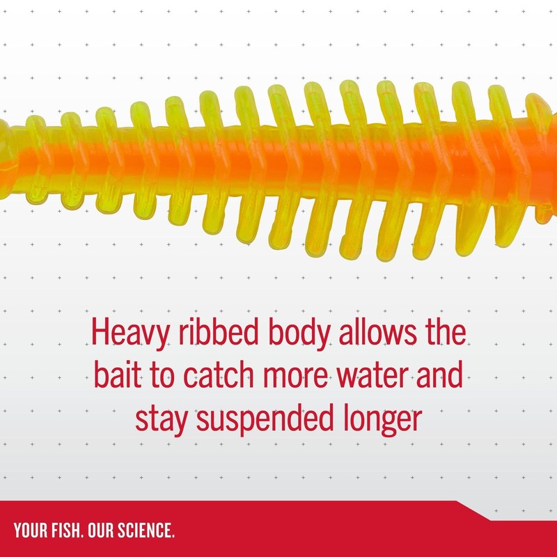 Berkley PowerBait Bonefish Fishing Soft Bait, Citrus Blast, 2 1/2"