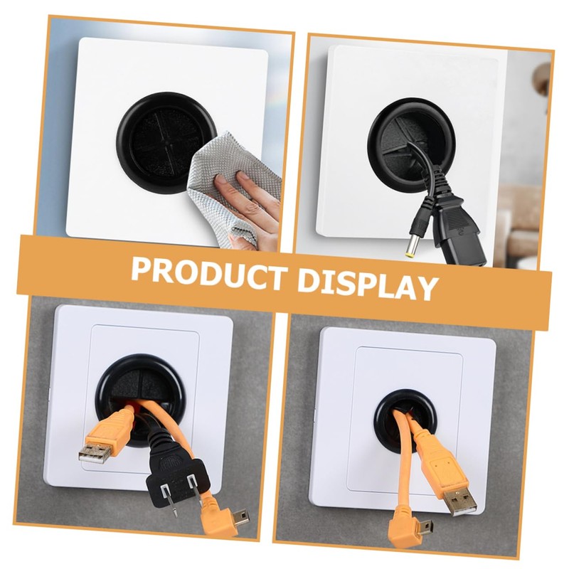 Gadpiparty Cable Management for Speaker Wires Wall Plate Cord Hider
