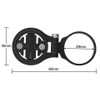 Uadme Bicycle Mount for Garmin 1000/820/810/800/520/510/500/200, Bicycle Computer Mount, Adjustable