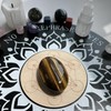 XIANNVXI 2.4 Inch Large Tiger's Eye Stone Worry Stones Crystals