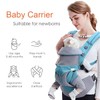 SONARIN Premium Breathable Baby Carrier with Storage Bag, Ergonomic, Sun