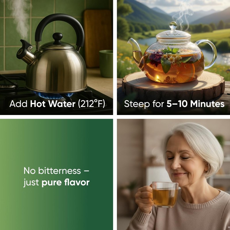 Olive Leaf Loose Tea – 8oz Size (Premium Dried Olive