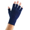 EDZ Merino Fingerless Gloves Blue M-L