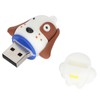 USB Flash Drive Cute Cartoon Black White Dots Face Dog