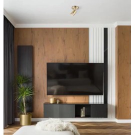 Globe 59765 ElectricPratt 4.8 in. 1-Light Matte Brass Track Lighting Spotlight