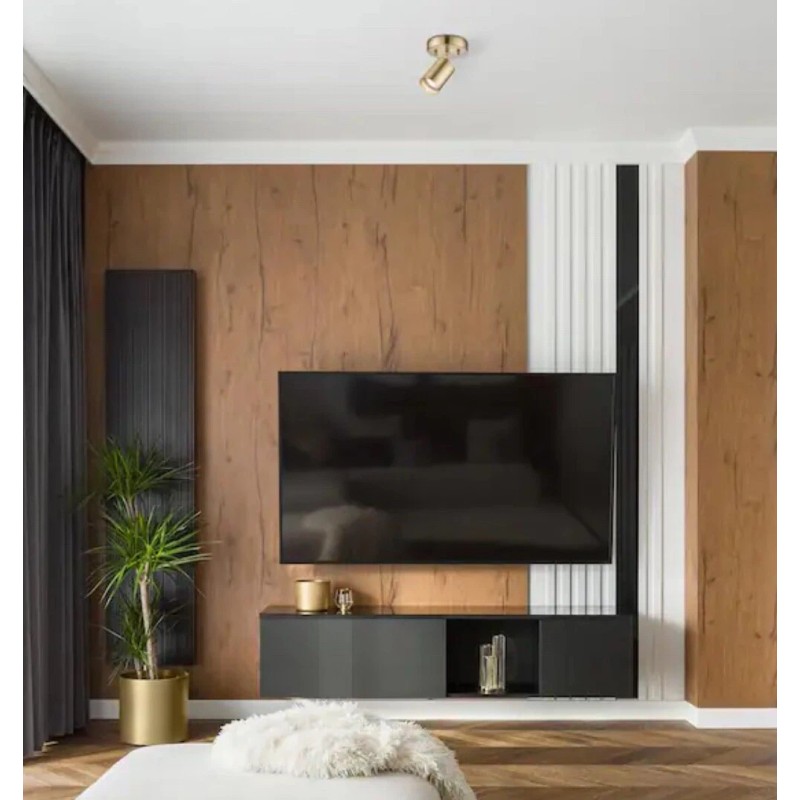 Globe 59765 ElectricPratt 4.8 in. 1-Light Matte Brass Track Lighting