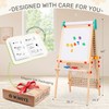 Wingyz 4-in-1 Adjustable Kids Art Easel with Magnetic Whiteboard &