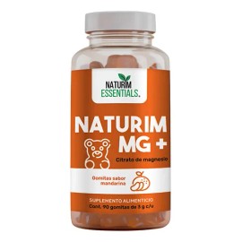 Citrato de Magnesio Naturim en Gomitas Sabor Mandarina con 90 Unidades