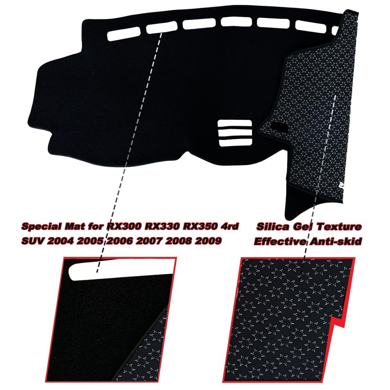 KEEGTBOX - Funda protectora para salpicadero, compatible con Lexus RX300