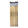 Charles Leonard Flat Tip Easel Paint Brushes with Long Handle,