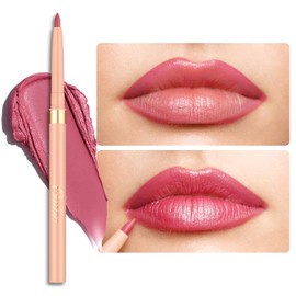 OULAC Matte Pink Lip Liner, Waterproof Lipliner Pencil Lasts 24H +, Highly Pigmented, Smooth Formula, Contour Your Lips, Vegan & Cruelty Free (04) Pink Treat