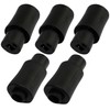 Aerzetix: 5x DIN 2-Pin Female Speaker Socket Connectors, Cord mount,